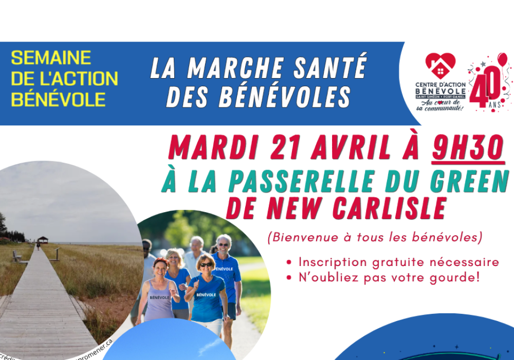 Semaine de l’action bénévole - Marche santé des bénévoles