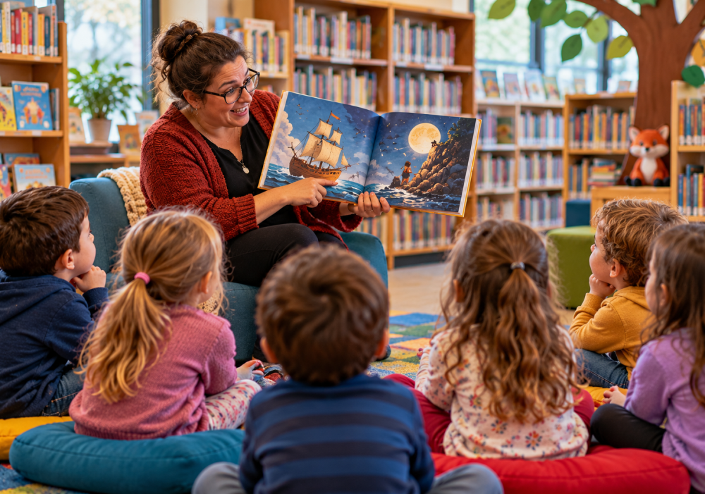 Matinée à la bibliothèque
